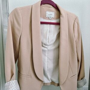 Loft blush blazer
